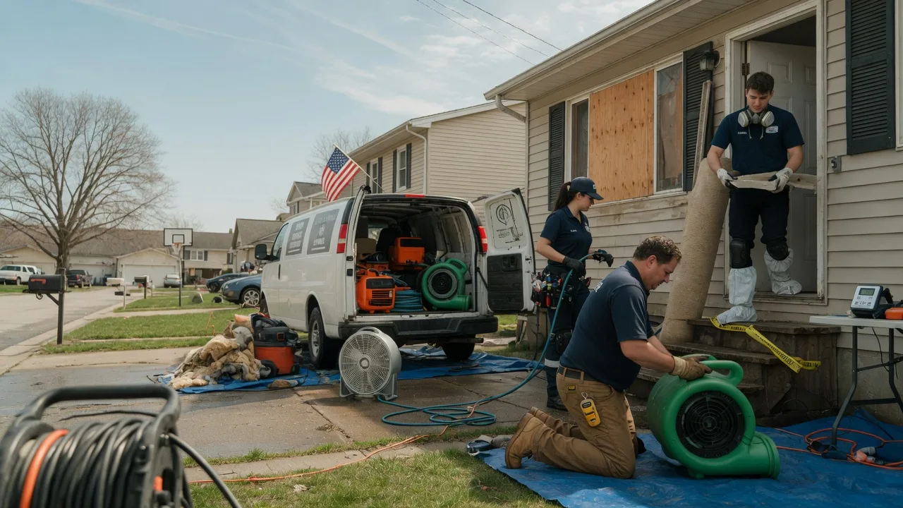 Water Damage Restoration in Andalusia, IL near me
